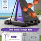 TONBUX Basketball Hoop Outdoor 44/48 Inch Shatterproof PC Backboard, 5.25-10FT Stepless Adjustable Height, Portable Basketball Hoop for Kids/Teens/Adults in Backyard, Driveway and Indoor
