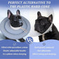IDOMIK Dog Recovery Collar, Waterproof Soft Dog Cone After Surgery, Comfy Protective Elizabethan Collar Alternative for Dogs Cats, Adjustable Pet Neck Donut Cone Anti-Licking Biting Wounds,Blue,XL