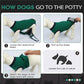 FUAMEY Recovery Suit for Dogs After Surgery,Soft Breathable Dog Bodysuit E-Collar & Cone Alternative Surgical Suit,Male Female Dog Neuter Spay Suits Anti Licking Wounds Onesie Green Black Stripes XXL