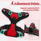 rabbitgoo Dog Harness No Pull with 2 Leash Clips, Adjustable Soft Padded, Reflective Oxford No Choke Pet Vest with Easy Control Handle for Medium Sized Dogs, Red, M