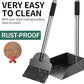 SCENEREAL Dog Pooper Scooper for Yard - Tray & Spade Set, Long Handle Metal Detachable Poop Scooper for Large Medium Small Dogs, Pet Waste Removal Scoop with No Bending for Outdoor Grass, Dirt Gravel