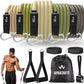 WHATAFIT Resistance Bands, Exercise Bands，Resistance Bands for Working Out, Work Out Bands with Handles for Men and Women Fitness, Strength Training Home Gym Equipment