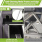 GUTINNEEN Guinea Pig Cage Hamster House with Anti-Chewing Metal Frame Rat Cage with Wheels and Storage