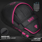 RDX Boxing Pads Curved Focus Mitts, Maya Hide Leather Kara Hook and jab Training Pads, Adjustable Strap Ventilated, MMA Muay Thai Kickboxing Coaching Martial Arts Punching Hand Target Strike Shield