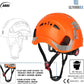 Safety Helmet Hard Hat, ANSI Z89.1 Approved Lightweight Vented Work Helmet, 6-Point Adjustable Ratchet Suspension Hardhat Ideal for Industrial and Construction