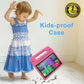 Tablet for Kids, 10 Inch Kids Tablet Android, 64GB, Octa-Core, WiFi 6, Big Battery, Google Kids Space, Parental Control 1280 * 800 HD Display Pink