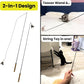 Forever Stick 2 Pack - The Unbreakable Cat Toy Wand, Extra Long Durable Interactive Cat Toy for Indoor Cats, Feather Kitten Toys for Bored Indoor Adult Cats, Bird Teaser Cat Accessories