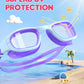 Kids Swim Goggles,Swimming Goggles for Kids 6-14, Anti-Fog UV Protection Pool Glasses for Boys Girls