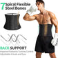 BVVU Waist Trainer for Men Waist Trimmer Tummy Control Sauna Sweat Belt Stomach Wrap Lower Belly Fat Back Support