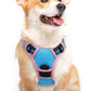 Eagloo Dog Harness for Large Dogs, No Pull Service Vest with Reflective Strips and Control Handle, Adjustable and Comfortable for Walking, No Choke Harness with 2 Metal Rings, Pink & Blue, M