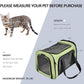 Large Cat Carriers Dog Carrier Pet Carrier for Large Cats Dogs Puppies up to 25Lbs, Big Dog Carrier Soft Sided, Collapsible Travel Puppy Carrier - Large - Green