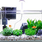 5 Gallon Glass Small Fish Tank, Betta Fish Tank Starter Kit with Filter, Lights, Lid.