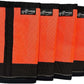 Warrior Fly Boots for Horses - Breathable Mesh Horse Boots for Fly Protection & Leg Comfort - Set of 4 (Knight Warrior, Neon Orange)