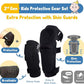 Soft-Style Kids Knee and Elbow Pads with Bike Gloves, Flexible Impact-Resistant Gear for Ages 2-11, Designed for Balance Bikes, Roller-Skating, and Skateboarding