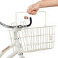 Retrospec Apollo-Lite Lift-Off Bike Basket - Detachable Steel Handlebar Basket with Carrying Handle for Commuting, Shopping & Beach Trips - 14.5in x 9.5in Weather-Resistant Biking Gear