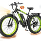 Electric Bike for Adults，26" x 4" Fat Tire Ebike，28MPH 1000W Motor Peak Power 2000W Electric Bicycles，48V 15AH Removable Battery，21 Speed Mountain Snow Beach E Bike