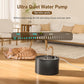DOOOB Ceramic Cat Water Fountain, 2.1L/71oz Ceramic Cat Fountain, Automatic Ceramic Water Fountain for Cats, Pet Water Fountain with Ultra-Quiet Pump and 3 Filters & 3 Sponges (Black)