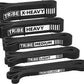 Long Resistance Bands for Working Out Men and Women - Set of 5 Pull-Up Bands, Rubber Handles and Door Anchor - Workout Bands Resistance for Men - Exercise Bands Resistance Bands Set