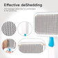 Self Cleaning Slicker Dog Cat Brush for Shedding - Deshedding Tool with Max Massage Tips, Grooming Brush for Short Medium Haired Cats & Dogs (Blue)