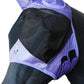 T TEKE Fine Mesh Horse Fly Mask w/Ears, UV Blocking 3D Eye Visor with Extra Fleece Cushioned Forehead, Protection from Insect Pests
