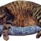 15" Catnip Kitty Kicker Toy With Refillable Catnip Pocket (Blue #1)
