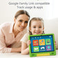 10.1 Inch Kids Tablet with Shockproof Case | Android 14, 64GB+8GB RAM, 12H Battery | Parental Control, Google Kids Space & Preloaded Educational Apps | WiFi 6, HD Display, Ages 3-12