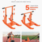 VEVOR Weight Sled, Steel Power Sled, Fitness Training Sleds for Athletic Exercise Speed Improvement, Workout Equipment with Adjustable Height Handle
