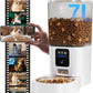 Automatic Cat Feeder with 2K Camera: 5G WiFi Automatic Dog Feeder with Night Vision,Cat Food Dispenser with 7L Large Food Storage Container for Multiple Pet,Detachable for Easy Clean -29 Cup
