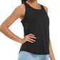 Aeuui Womens Workout Tops for Women Racerback Tank Tops Mesh Yoga Shirts Athletic Running Tank Tops Sleeveless Gym Clothes