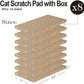 8 Packs in 1 Cat Scratch Pad, Cat Scratcher Cardboard,Reversible,Durable Recyclable Cardboard, Suitable for Cats to Rest, Grind Claws and Play