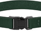 Breakaway Cat Collar Leather with Removable Bell - 13 Colors Available - Soft Adjustable Girl Boy Safety Lightweight Pet Kitten Collars Pink Brown Blue Green Red Orange Black (Emerald)