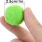 Molain Large Cat Toy Balls, Soft Cat Balls 1Inch Kitten Pom poms Ball Cat Play Toy (50 Pcs)