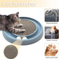 Interactive Cat Ball Track Toy for Indoor Cats, Cat Scratching Board & Exercise Set for Bored Indoor Adult and Kitten Mental & Physical Stimulation, with Spare Ball to Prevent Loss (Grey)