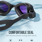 Swimming Goggles, No Leaking Swim Pool Goggles for Adults with Fog-Resistant, UV-Blocking Lenses for Men Women Youth