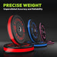 Bumper Plates 2 - Inch Olympic Weight Plate Set for Barbell, 10-55 lb Rubber Weights Sets for Home Gym, Strength Training Plate, Weight Lifting, Black