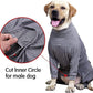 Dog Recovery Suit, Abdominal Wound After Surgery Wear, Prevent Licking Wounds, E-Collar & Cone Alternatives, Long Sleeve Postoperative Shirts Dog Bodysuit Prevent Shedding(2XL, Grey)