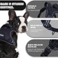 No Pull Dog Harness for Medium Dogs, Adjustable No Choke Pet Vest with Dog Leash Fit Smart Reflective Pet Walking Harness for Training Easy Control Soft Handle Black S