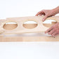Small Pet Select - Raised Bowl Holder with Three Feeding Bowls for Rabbits, Cats, Dogs, and Other Small Animals