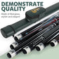 Professional 58" 2-Piece Maple Pool Cue, 18oz-21oz ??Durable and Lightweight Billiard Cue with Leather Case for Home and Tournament Play