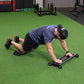 Titan Fitness Glute Hamstring Ab Glider, Leg and Ab Roller for Home Gym Fitness, Lower Body Workout Equipment
