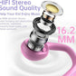 Kids Headphones, Bluetooth 5.2 Air Conduction Open Ear Headphones, 85dB Volume Limiting, Blue Pink