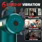 Massage Gun, Small Travel Tool, Massage Gun Deep Tissue,Percussion Handheld Portable Muscle Massager Tool for Full Body Pain Relief, Ideal Gifts for Men, Women(Green)