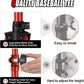 Gonex Baseball Softball Practice Hitting Batting Tripod Stand Rubber Tee Collapsible Portable with Carrying Bag