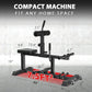 GMWD Adjustable Seated Calf Raise Machine With Band Pegs for Leg Training and Exercise - Home Gym Equipment
