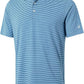 Mens Golf Shirt Moisture Wicking Dry Fit Performance Sport Short Sleeve Striped Golf Polo Shirts for Men