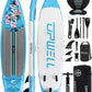 UPWELL 10'6"/11'/11'6" Inflatable Paddle Board, Stand Up Paddlboard for Youth & Adults, Stable Design, Premium SUP Accessories, Backpack, Leash, Hand Pump, Fins
