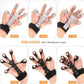 Grip Strength Trainer Kit with Hand Gripper Strengthener, Finger Exerciser, Forearm Workout Ring, Double-Sided Finger Stretcher(Gripster) and Stress Relief Ball