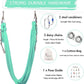 5.5 Yards Aerial Silks Yoga Swing Set - Aerial Yoga Hammock Kit Anti-Gravity Flying for Fitness, Low/Non Stretch Nylon Tricot Fabric Hardware Included for Dance