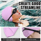 Tripsky Silicone Swim Cap,Comfortable Bathing Cap Ideal for Curly Short Medium Long Hair, Swimming Cap for Women and Men, Shower Caps Keep Hairstyle Unchanged…