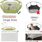 Pawaboo Small Animals Playpen, Waterproof Small Pet Cage Tent with Zippered Cover, Portable Outdoor Yard Fence with 3 Metal Rod for Chick/Kitten/Puppy/Guinea Pig/Rabbits/Hamster/Chinchillas,Green